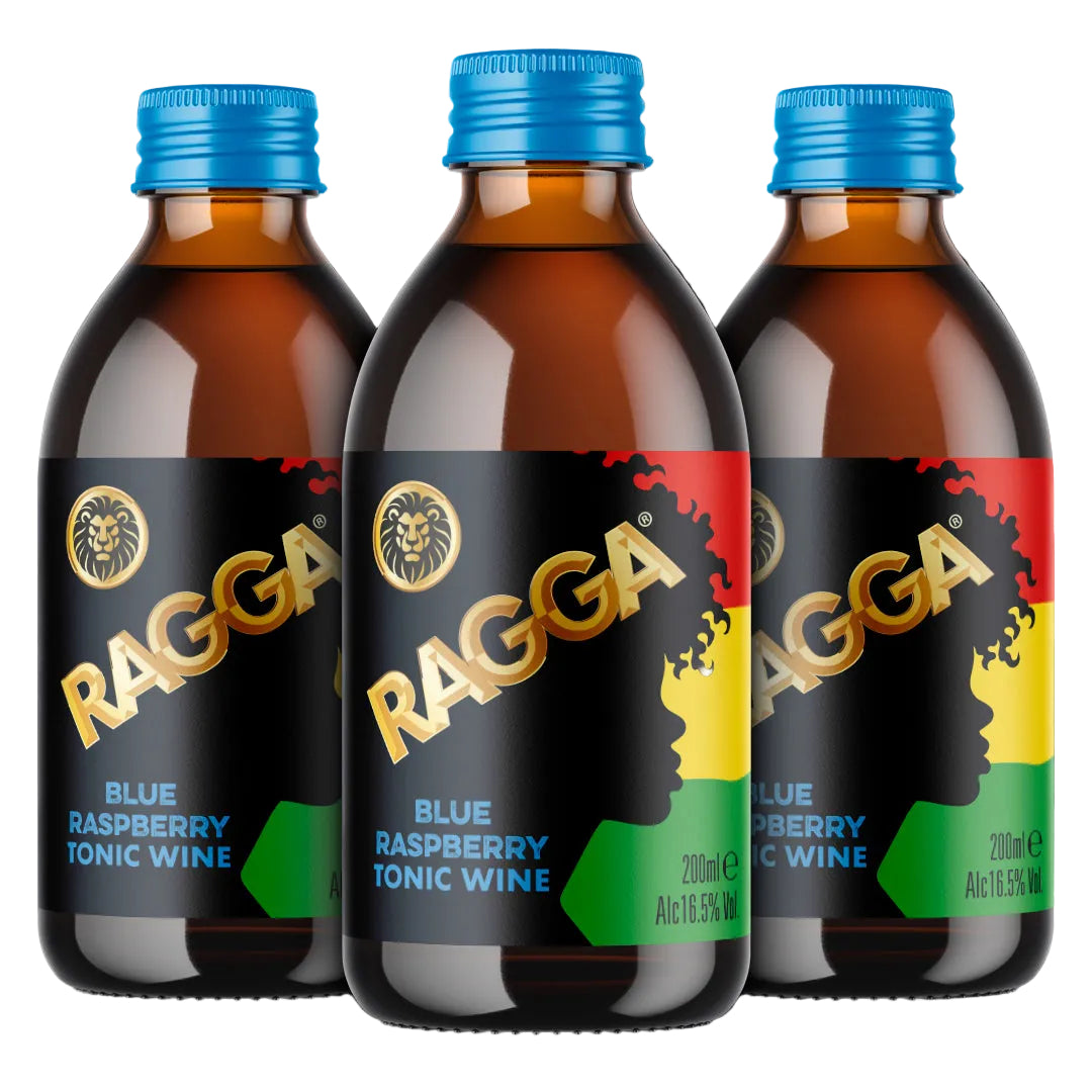 Ragga Tonic Blue Raspberry 3 x 200ml 16.5%