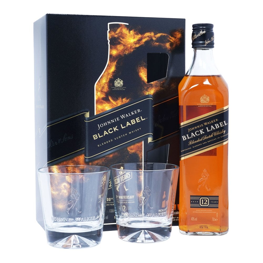 Johnnie Walker Black Label 2 Glasses Giftset