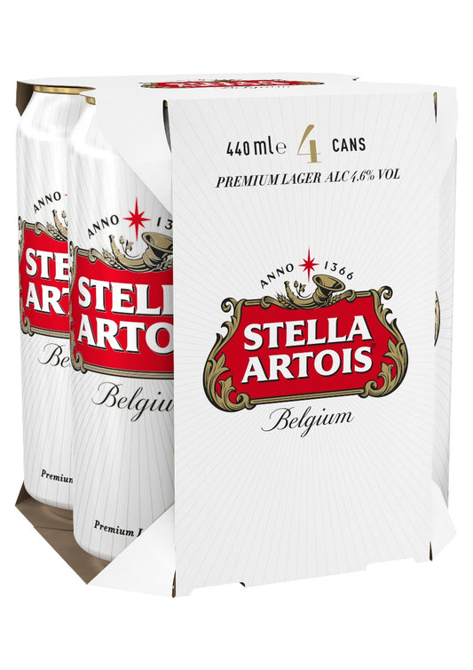 Stella Artois Premium Lager 24 x 440ml