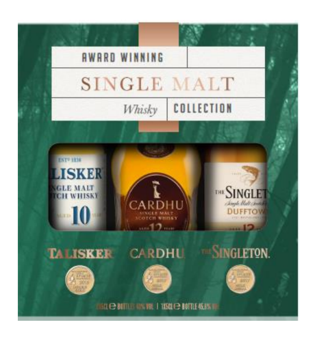 Single Malts Exploration Giftset 3 x 5cl