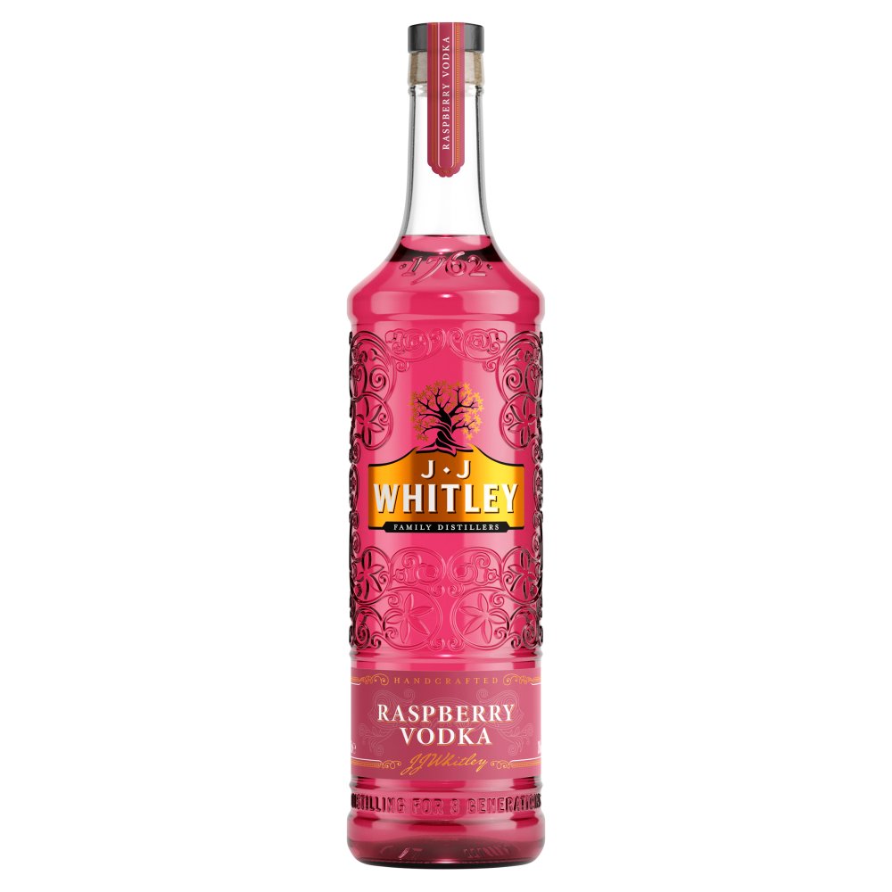 JJ Whitley Raspberry Vodka 70cl