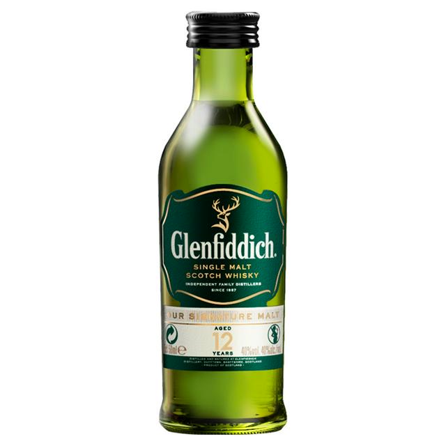 Glenfiddich 12 Year Old Whisky 5cl