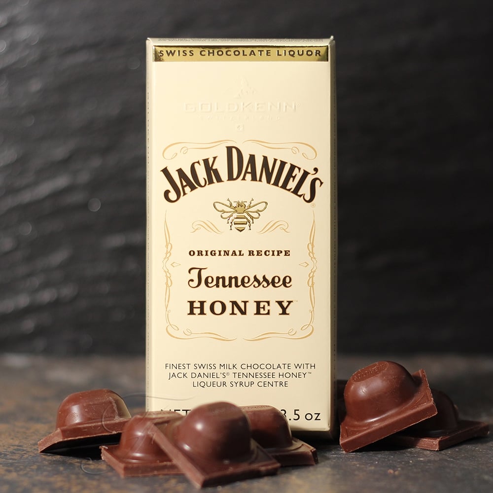 Jack Daniel's Tennessee Honey Liqueur Chocolate Bar 100g